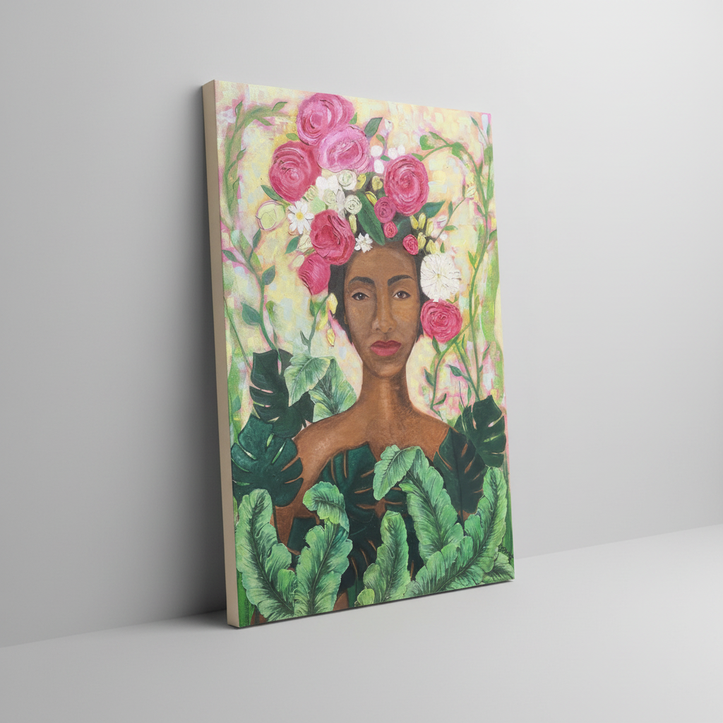 Mother Nature is Watching | Original Mixed Media Acrylic Painting