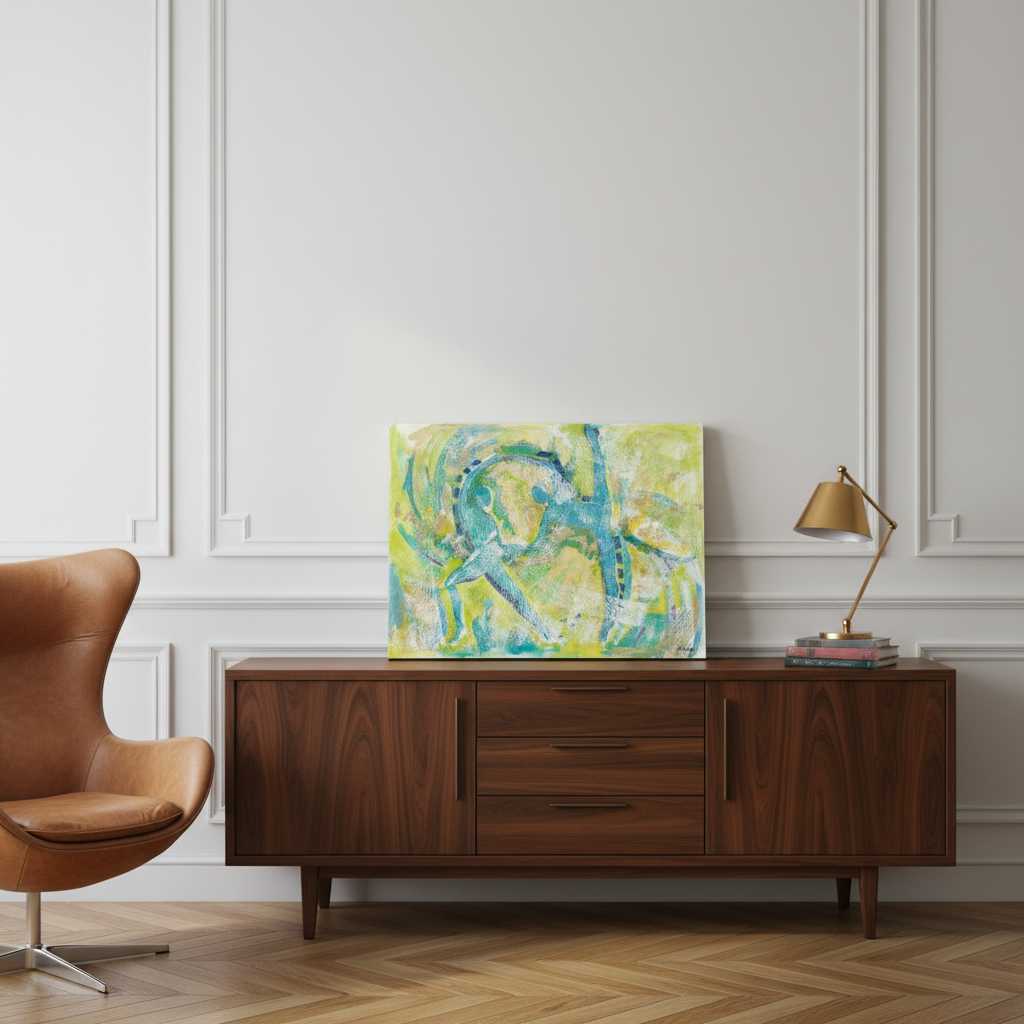 Abstract Canvas Wall Art | African American Decor