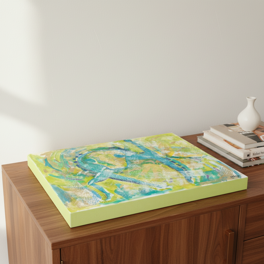 Abstract Canvas Wall Art | African American Decor