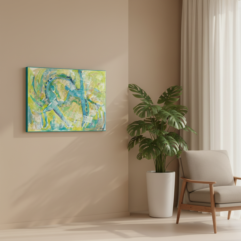 Abstract Canvas Wall Art | African American Decor