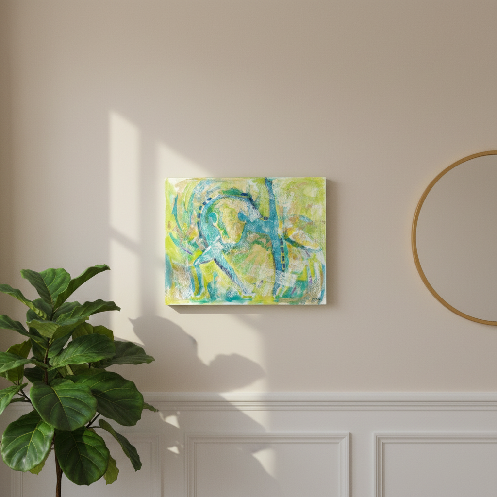 Abstract Canvas Wall Art | African American Decor