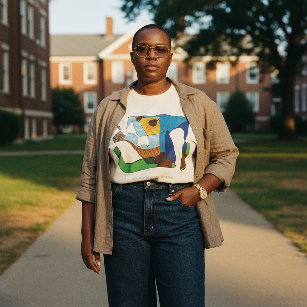 Natural tee faculty editorial — Sharecropper heritage art — Art Is Power Vol. I | Inkwell Fine Art Prints