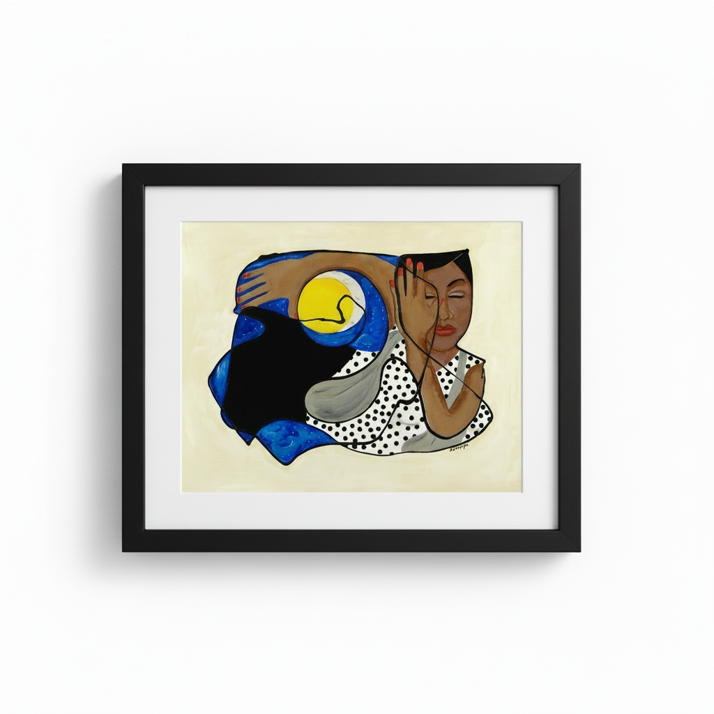 Cosmic Art - One With The Universe Line Art Print