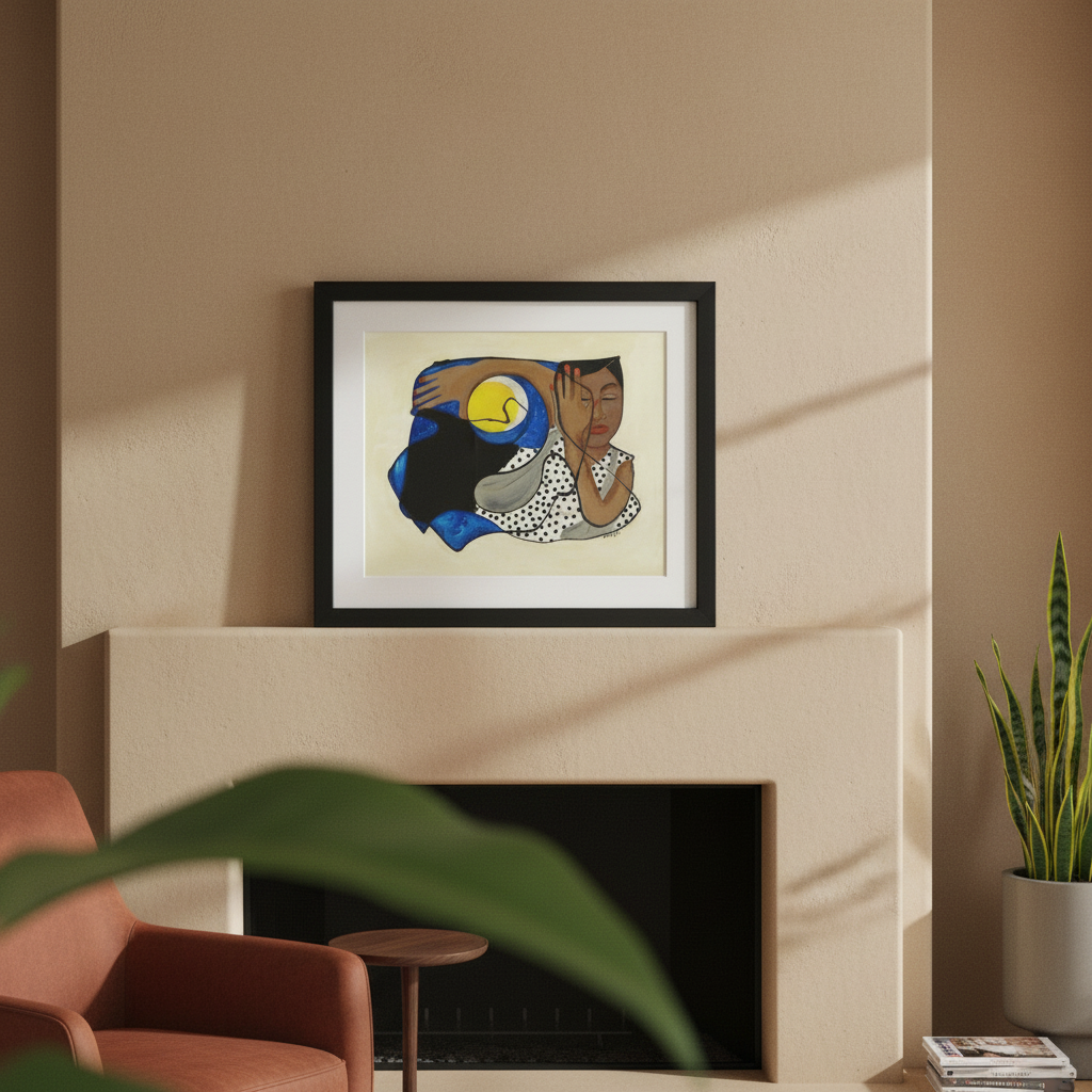 Cosmic Art - One With The Universe Line Art Print