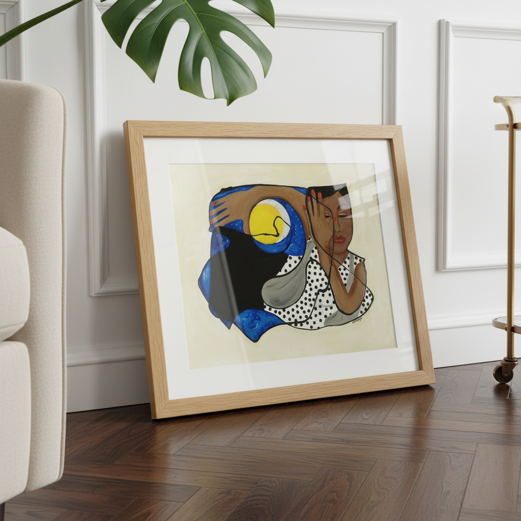 Cosmic Art - One With The Universe Line Art Print