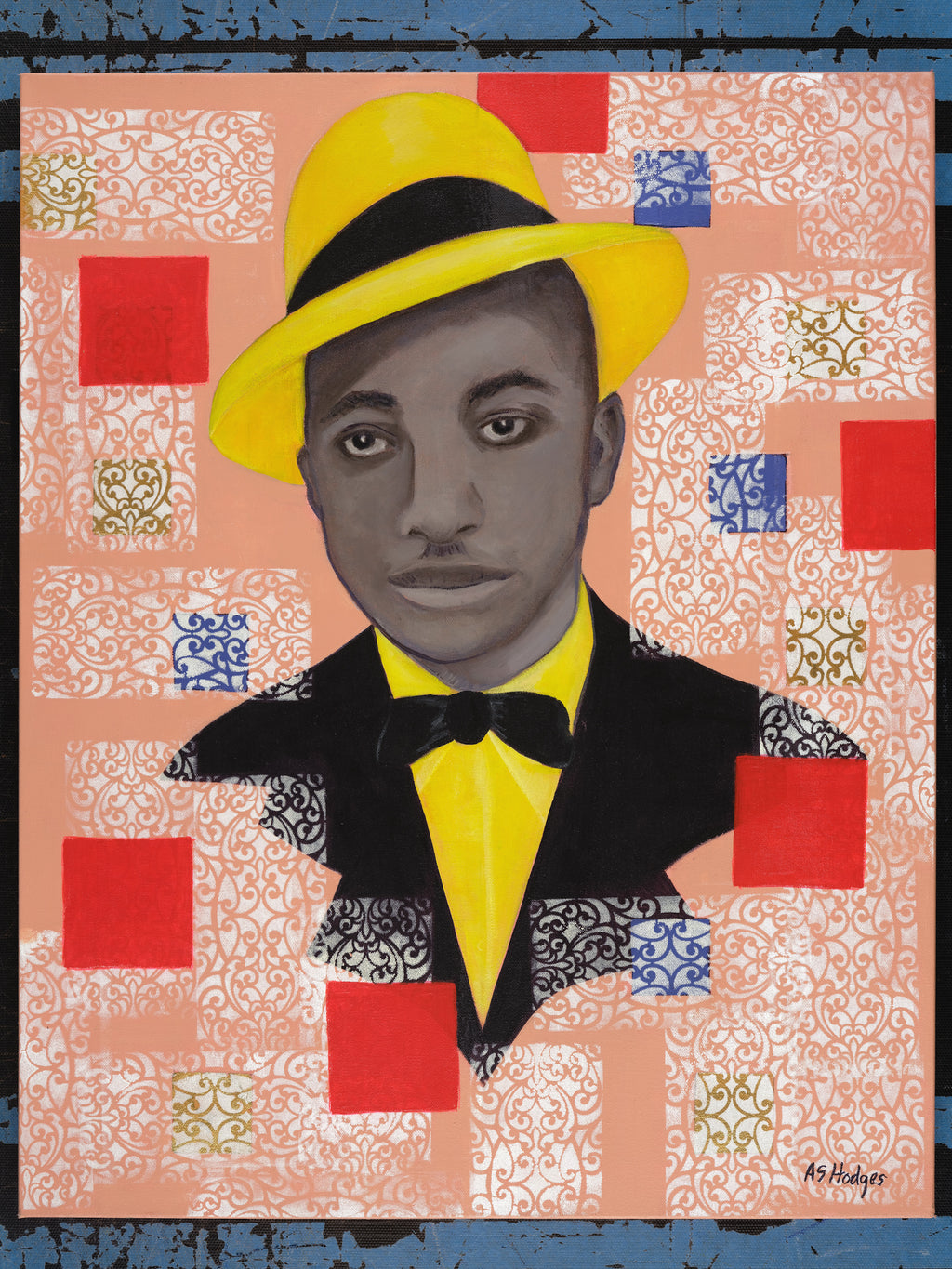 Pattern of A Man |  Original Acrylic Painting