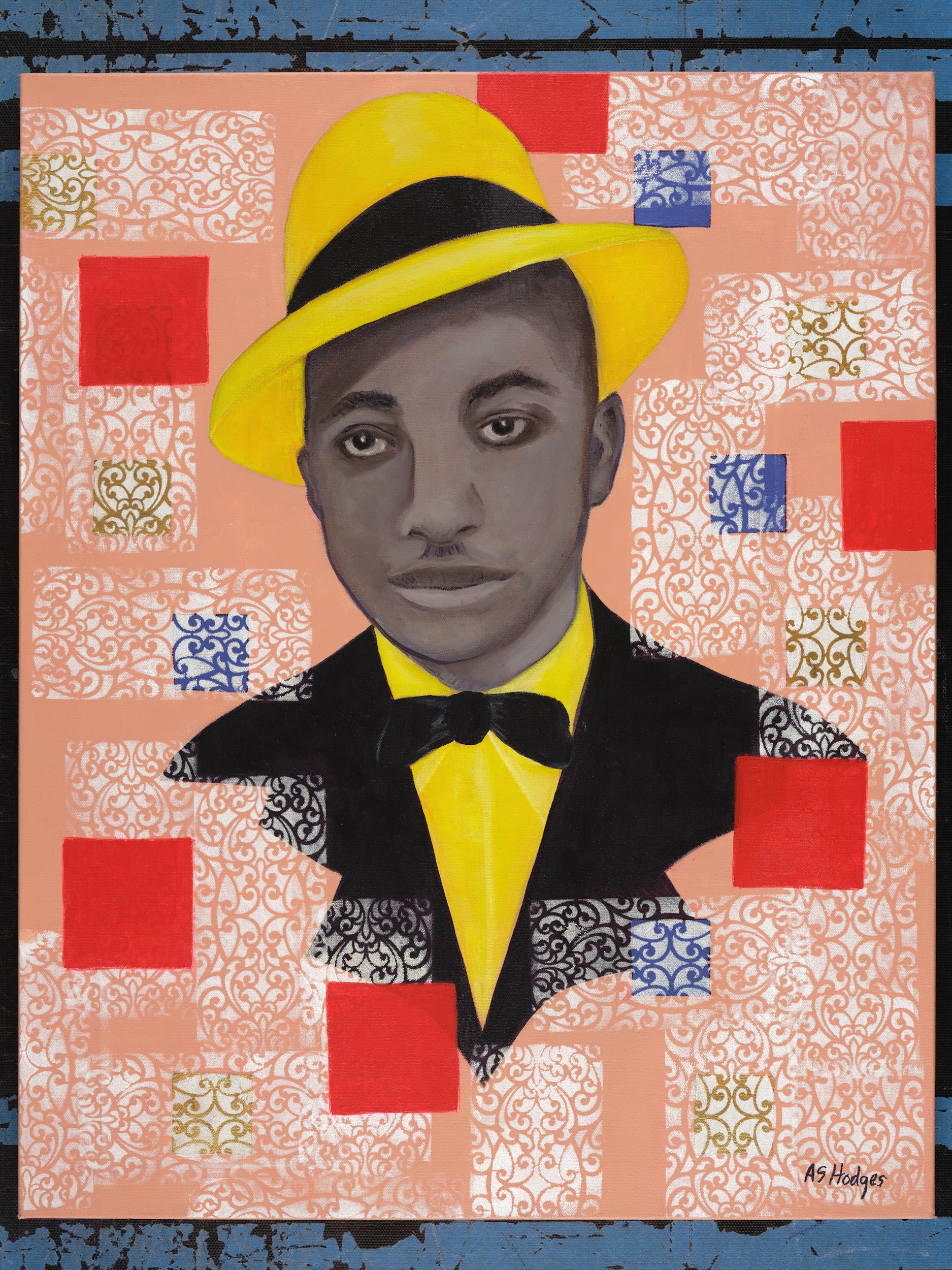 Pattern of A Man |  Original Acrylic Painting