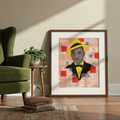 Black Dandy Portrait Wall Art | Framed African American Decor