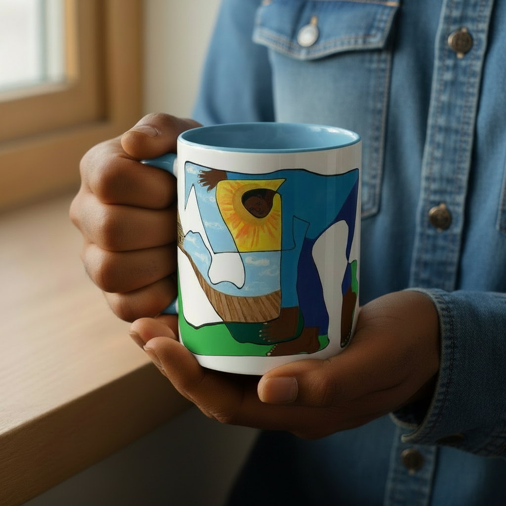 Sharecropper Black History Art Mug - Ceramic Coffee Mug - African American Heritage Gift