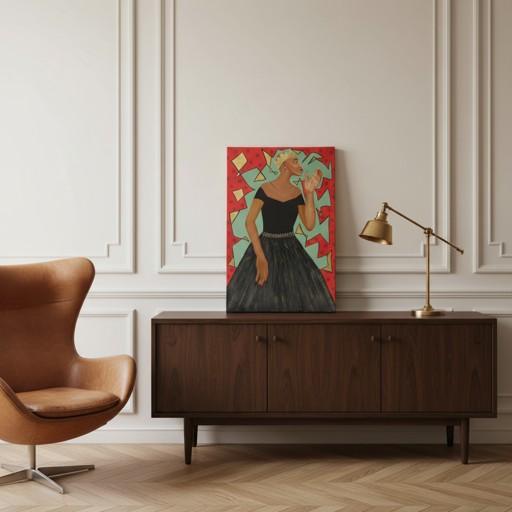 Black Woman Empowerment Canvas Wall Art | African American Home Decor