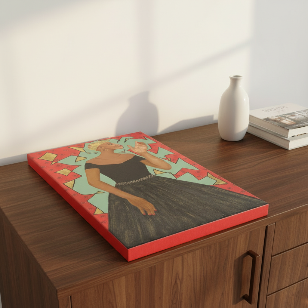 Black Woman Empowerment Canvas Wall Art | African American Home Decor