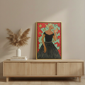 Black Woman Empowerment Framed Canvas Wall Art | African American Home Decor
