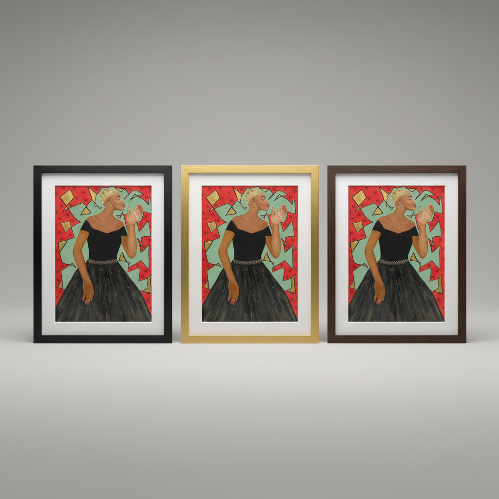 Black Woman Empowerment Wall Art | Framed African American Decor