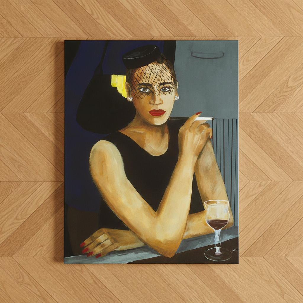 Black Woman Canvas Wall Art | African American Decor