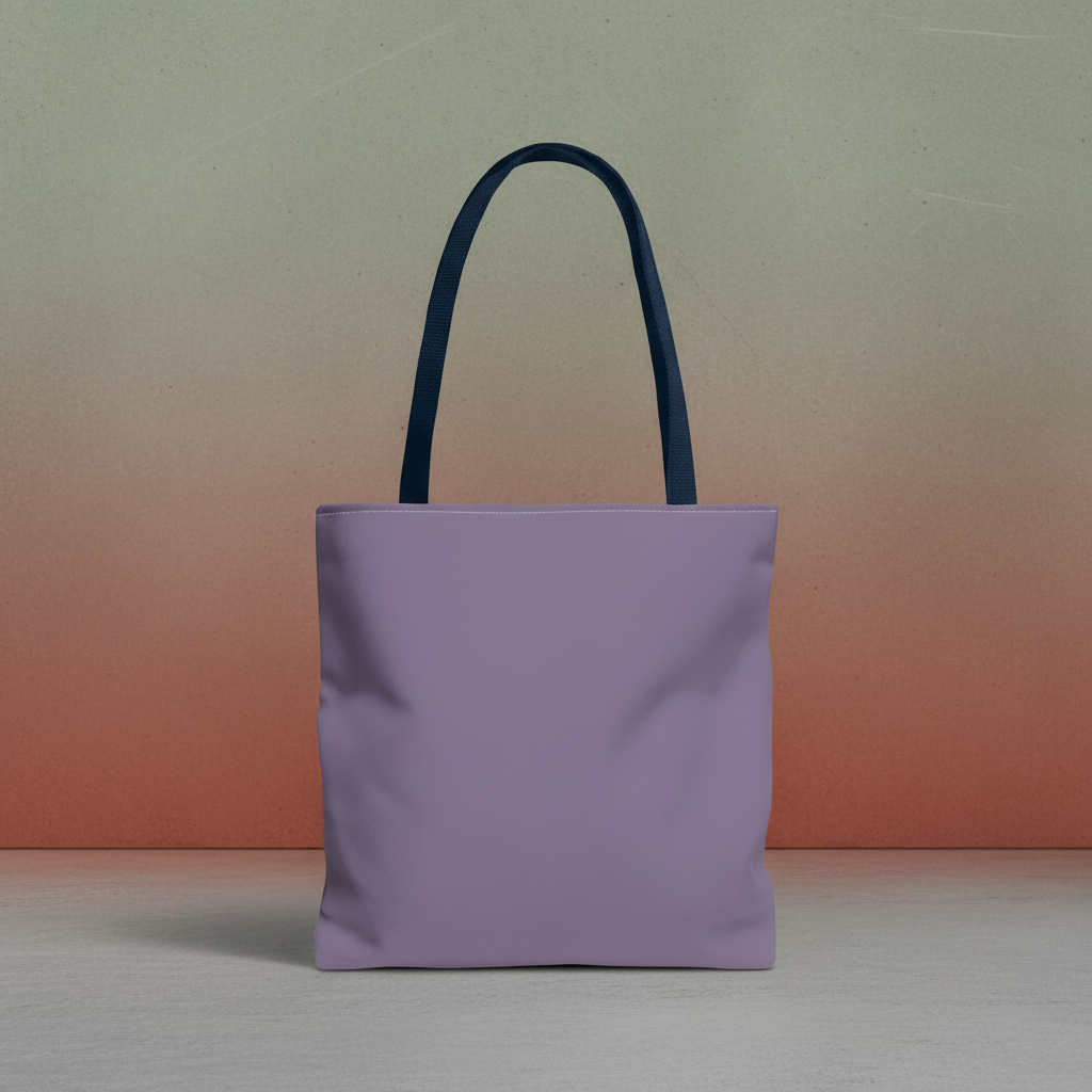 Back view of The African Art Tote Bag — Pan-African precision design and canvas construction