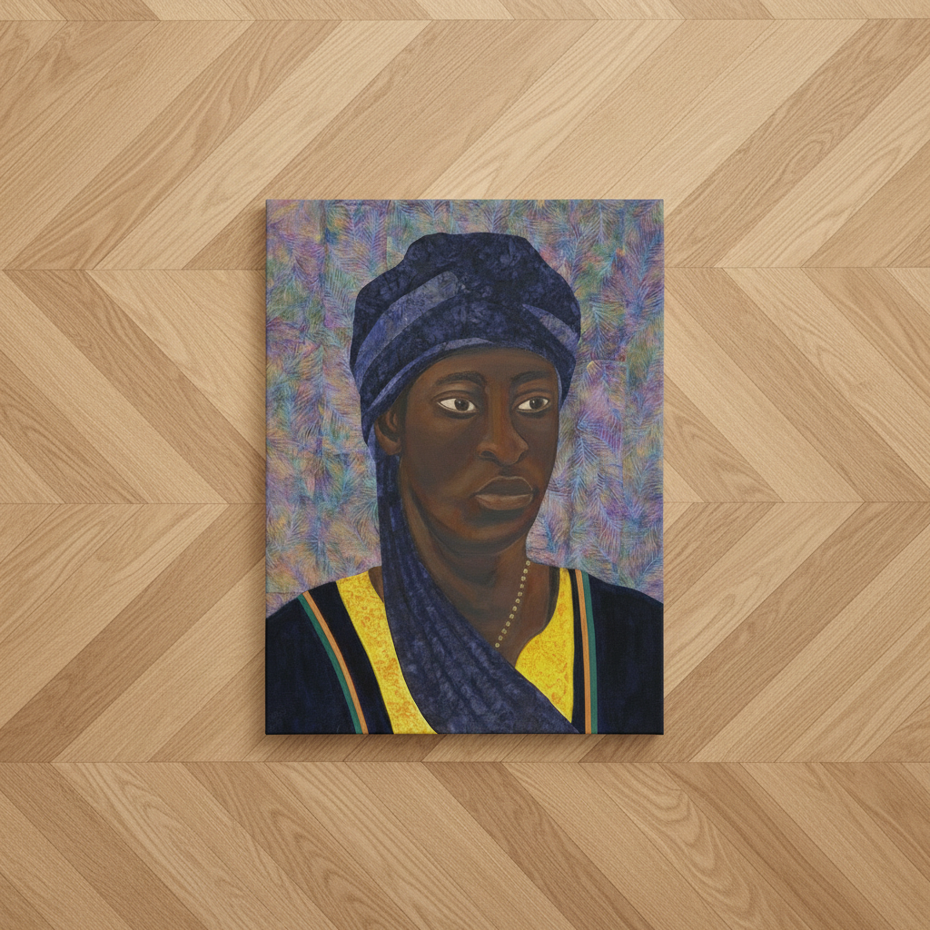Black Man Portrait Art Print | African American Wall Decor