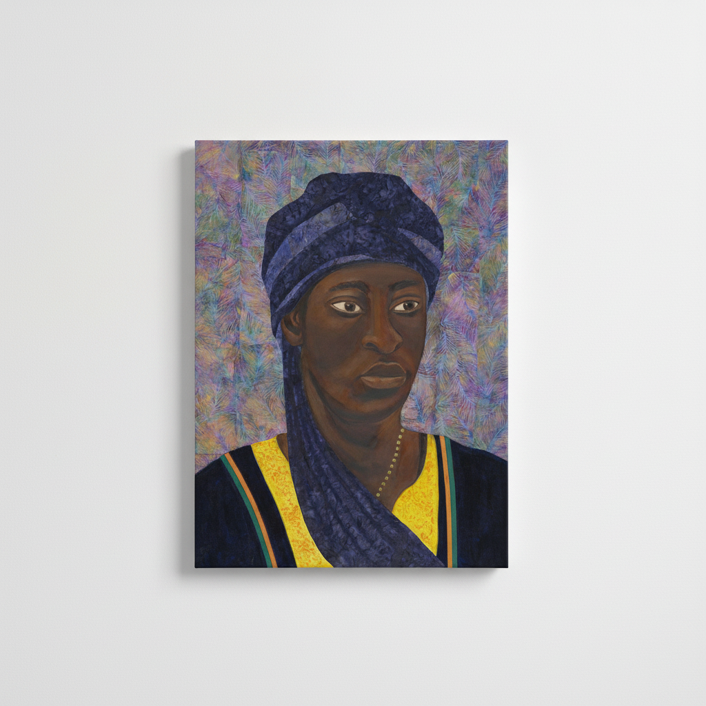 Black Man Canvas Wall Art | African American Home Decor