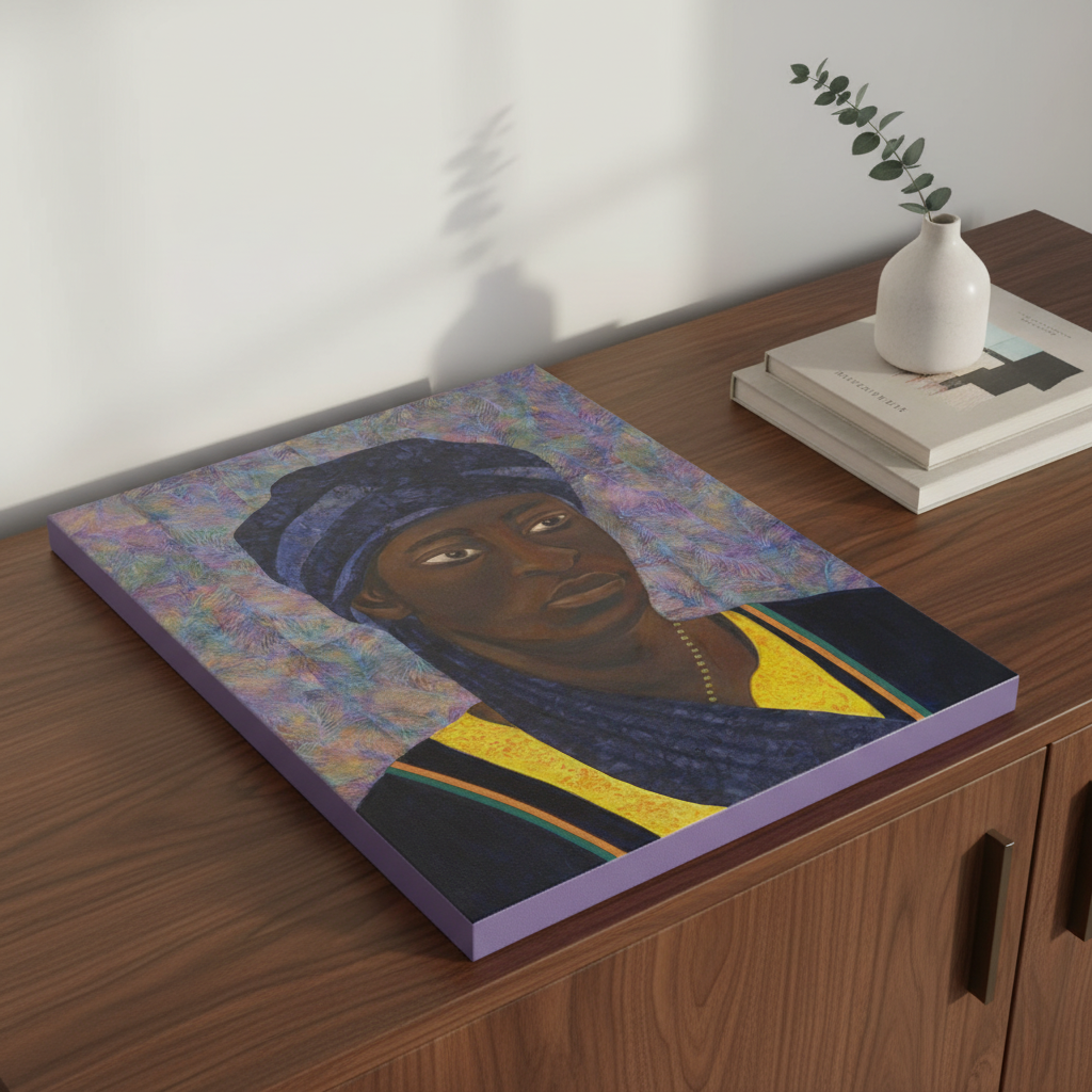 Black Man Portrait Art Print | African American Wall Decor