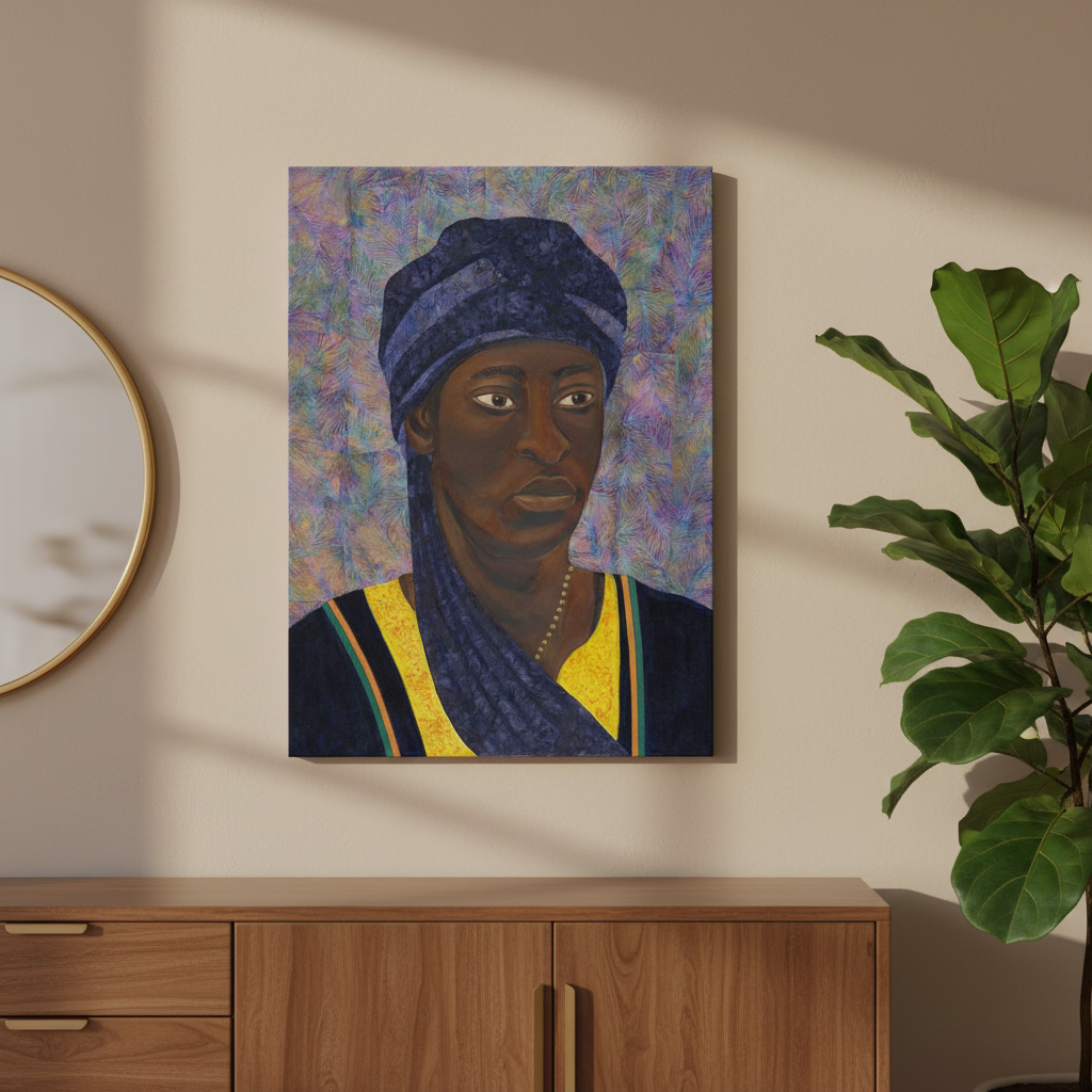 Black Man Canvas Wall Art | African American Home Decor