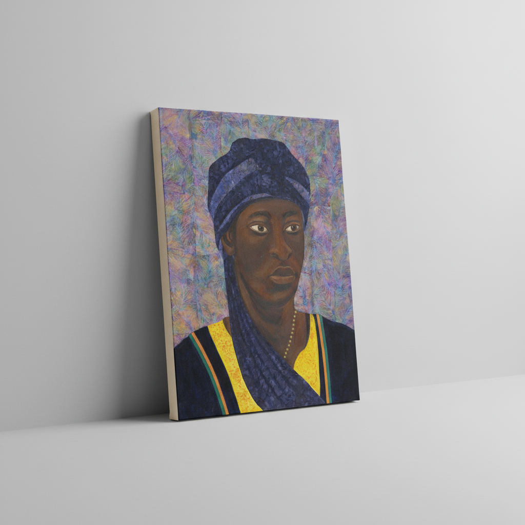 The African | Original Mixed Media Painting