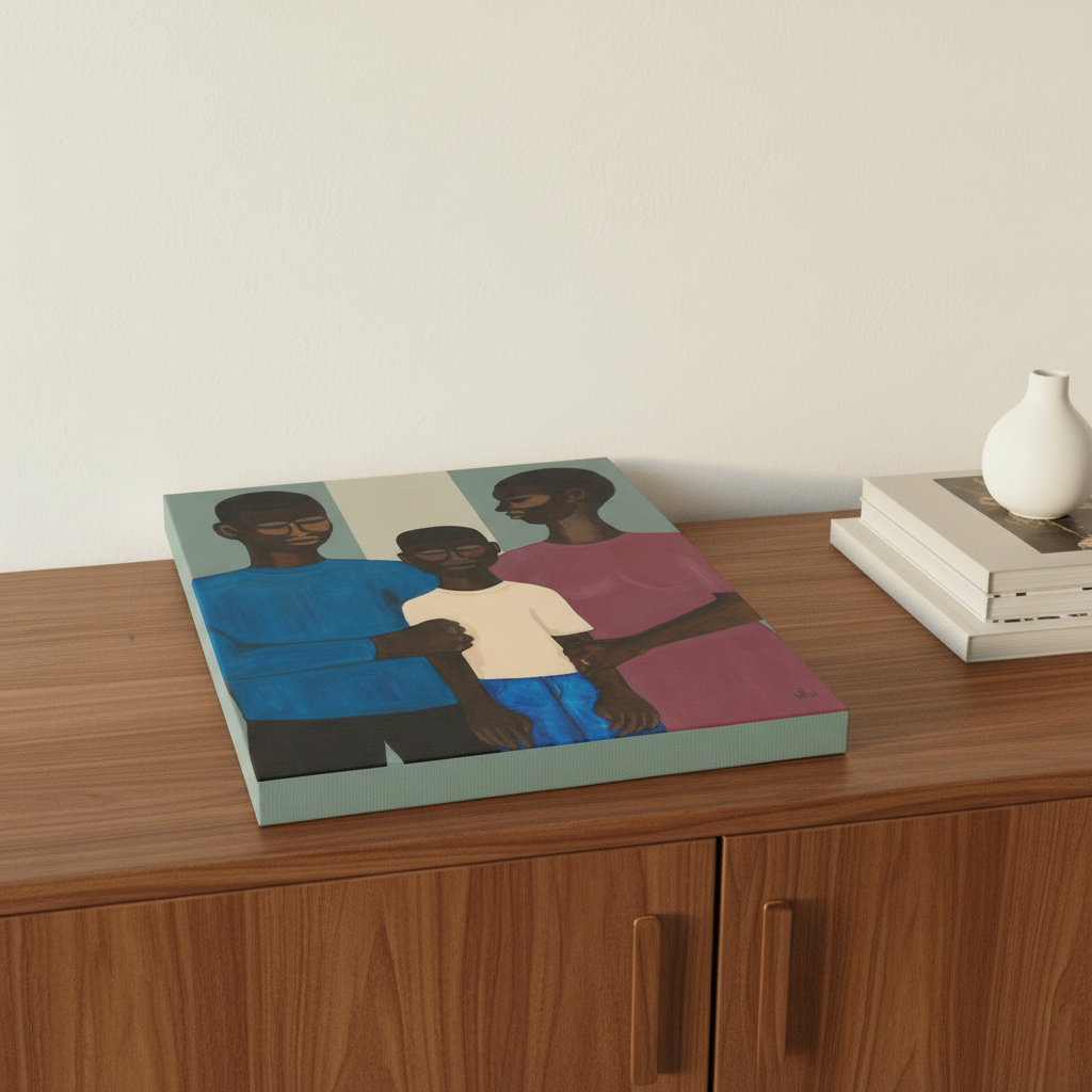 Black Family Wall Art | Framed African American Home Decor