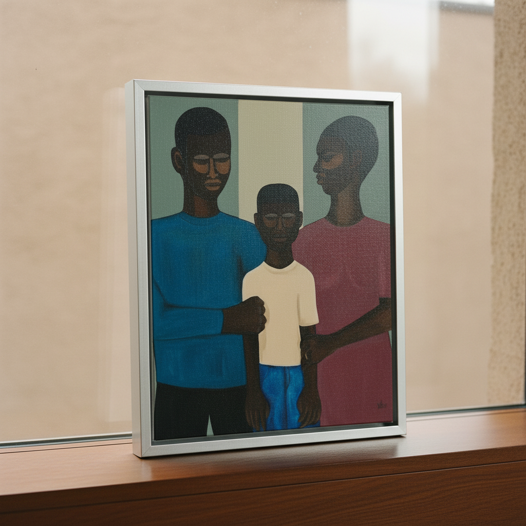 Black Family Wall Art | Framed African American Home Decor