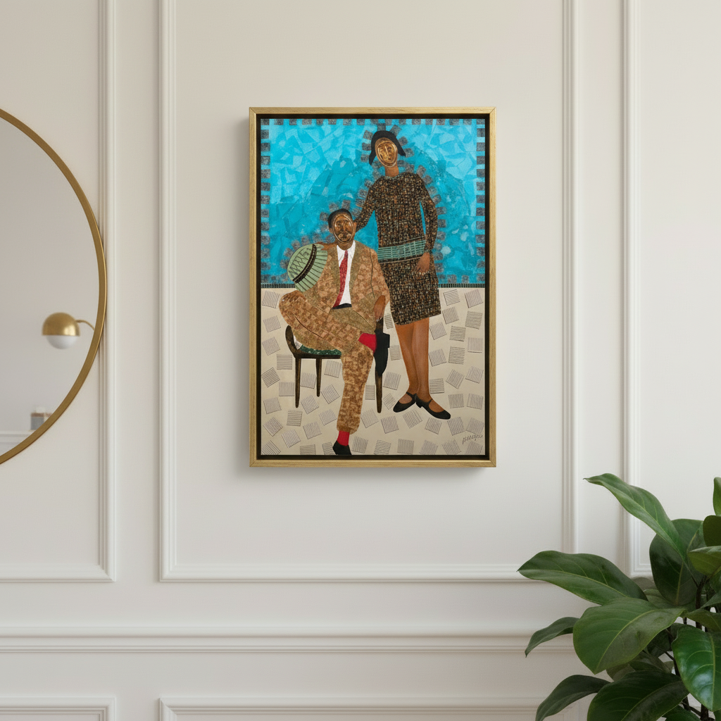 African Ancestry Framed Canvas Wall Art | African American Decor