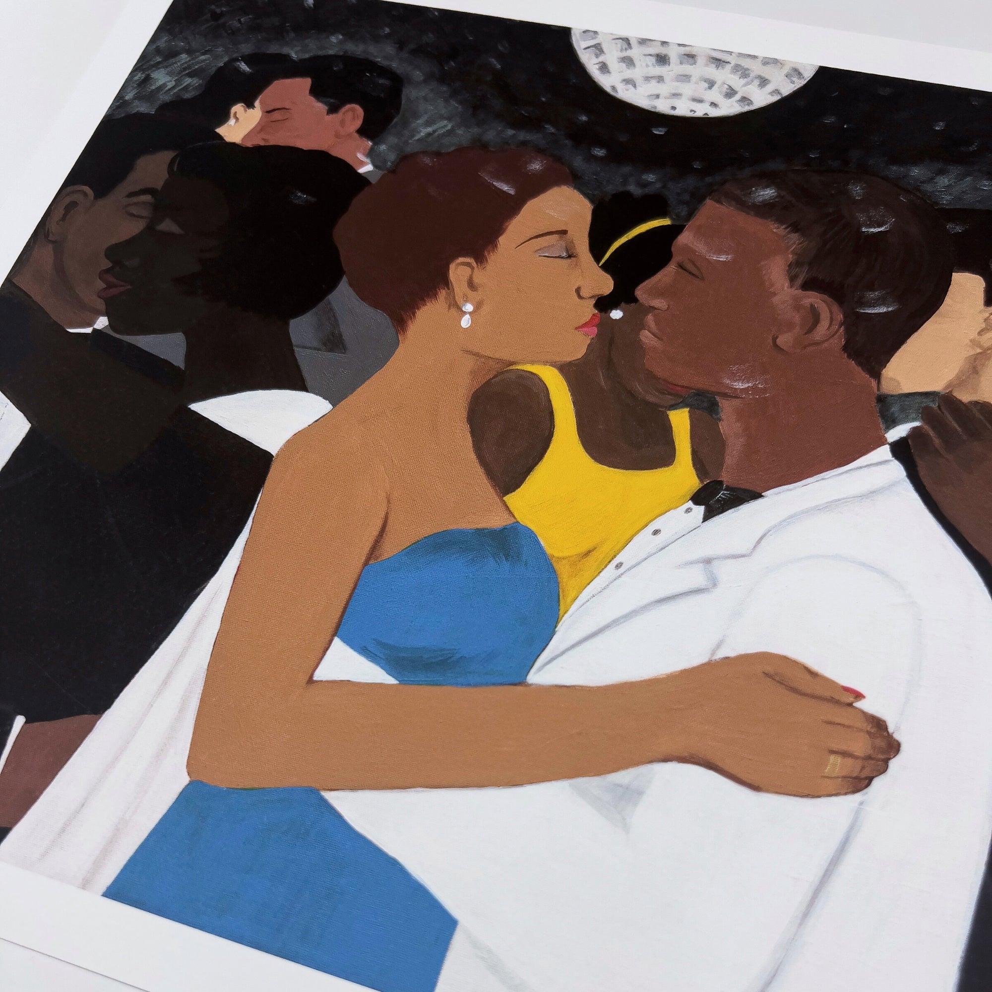 Black Couple Formal Wall Art | Framed African American Decor