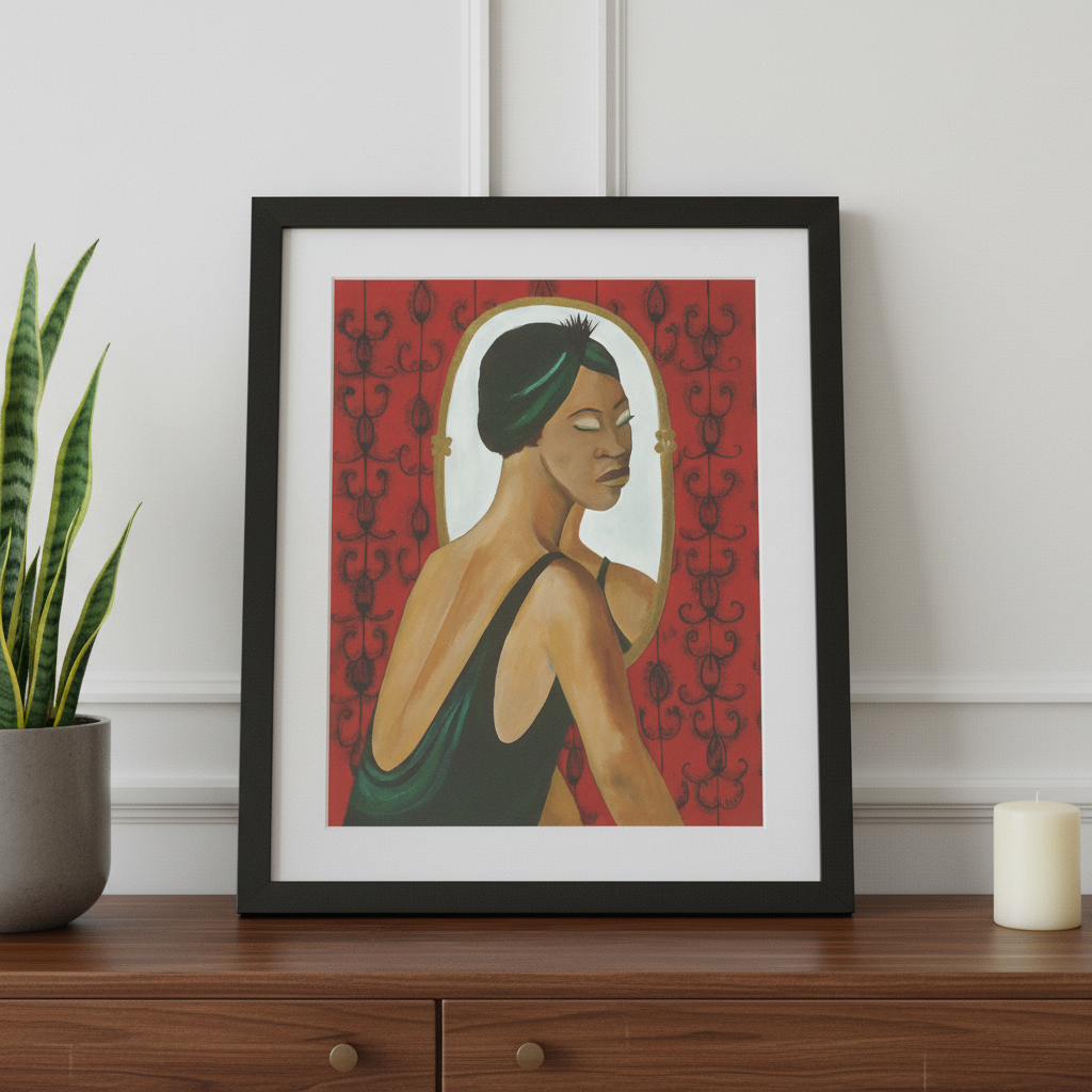 Black Woman Art Print | African American Wall Decor