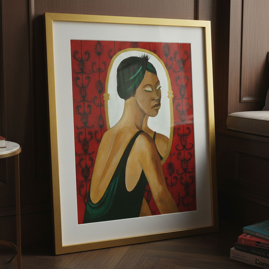 Black Woman Art Print | African American Wall Decor