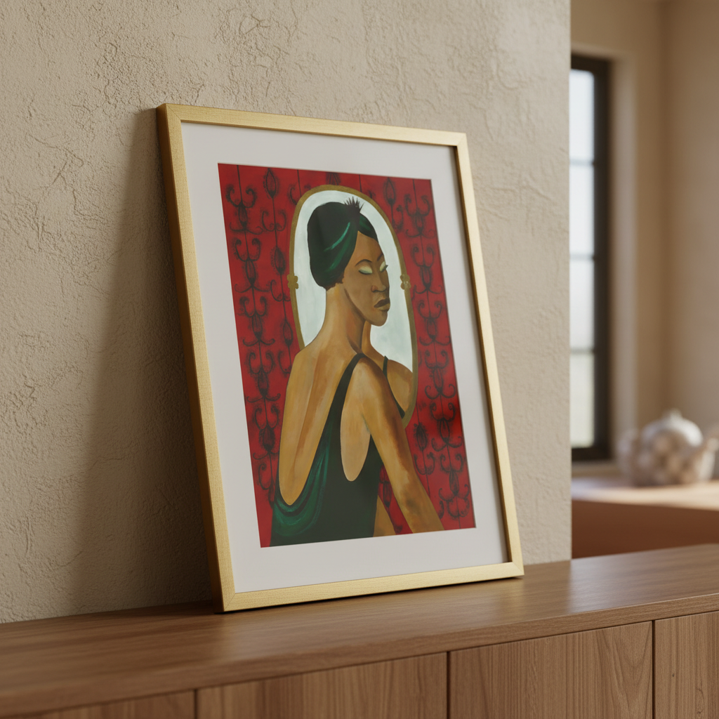 Black Woman Art Print | African American Wall Decor