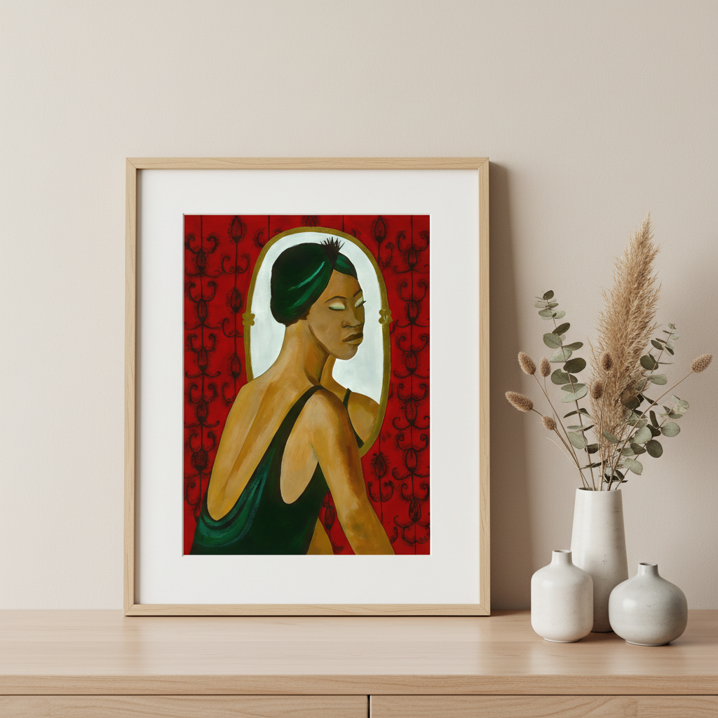 Black Woman Art Print | African American Wall Decor