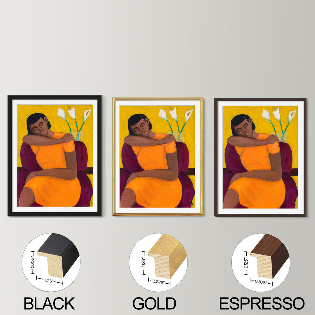 A Quiet Moment - Framed Fine Art Print | relaxing artwork