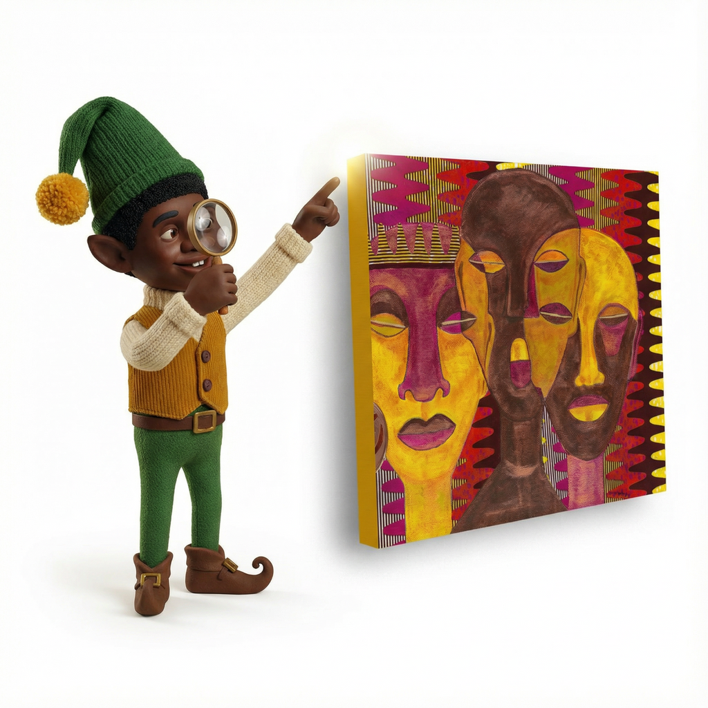 All Hail the Queen -  Canvas Afrocentric Art Print