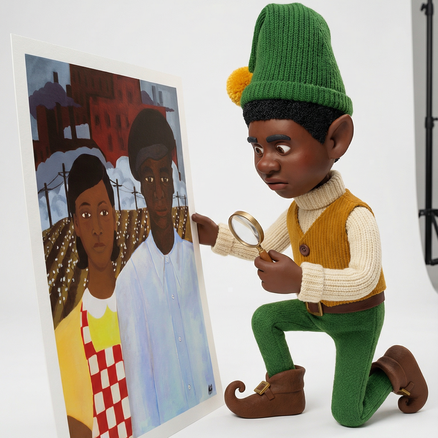 American Gothic Revisited African American Art Print