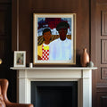 American Gothic Revisited  - Framed Black Couple Art
