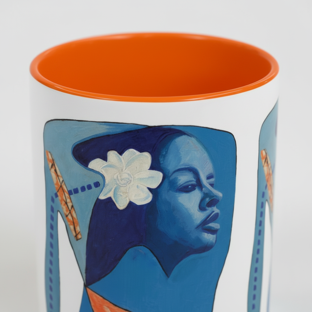 Billie Holiday Art Mug - Blues & Jazz Ceramic Mug- Black Music Heritage Gift