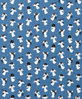 Black Angels Christmas gift wrap, pattern close-up