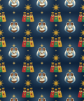 Black Nativity Christmas gift wrap, lifestyle photo