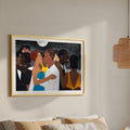 framed print of an african american social gathering formal dance