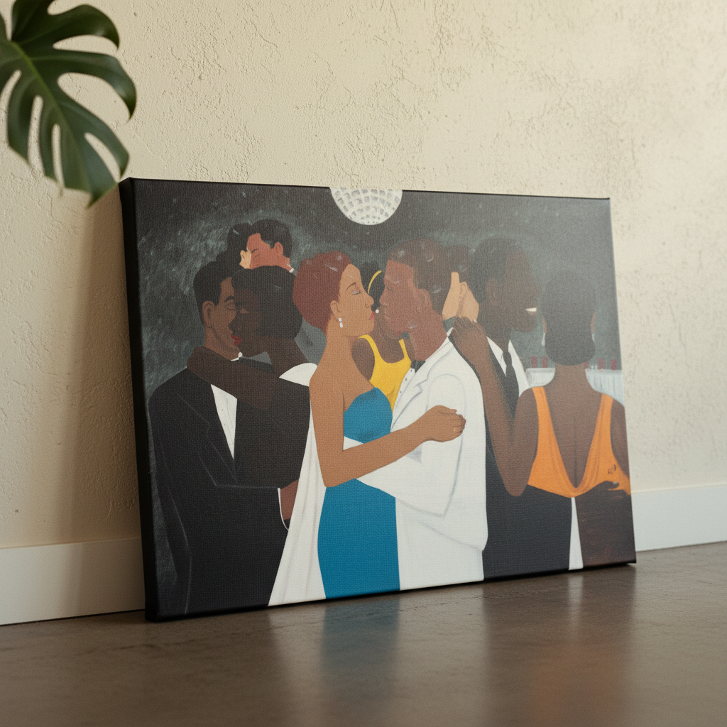 Black Tie Affair — Canvas Print
