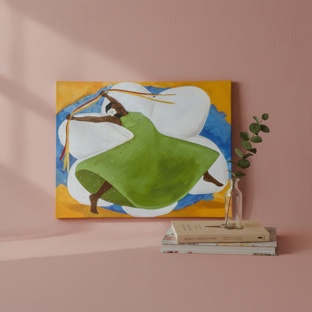 Black Joy Canvas Wall Art | African American Decor