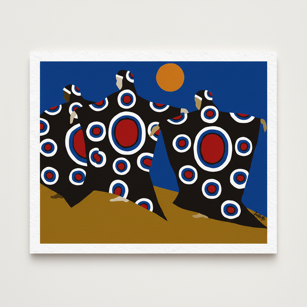 Dance of the Dougla fine art print — full artwork image of Caribbean dance