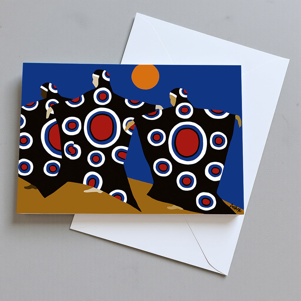 Joy in Color – Vibrant Black Art Greeting Cards (5-Pack)