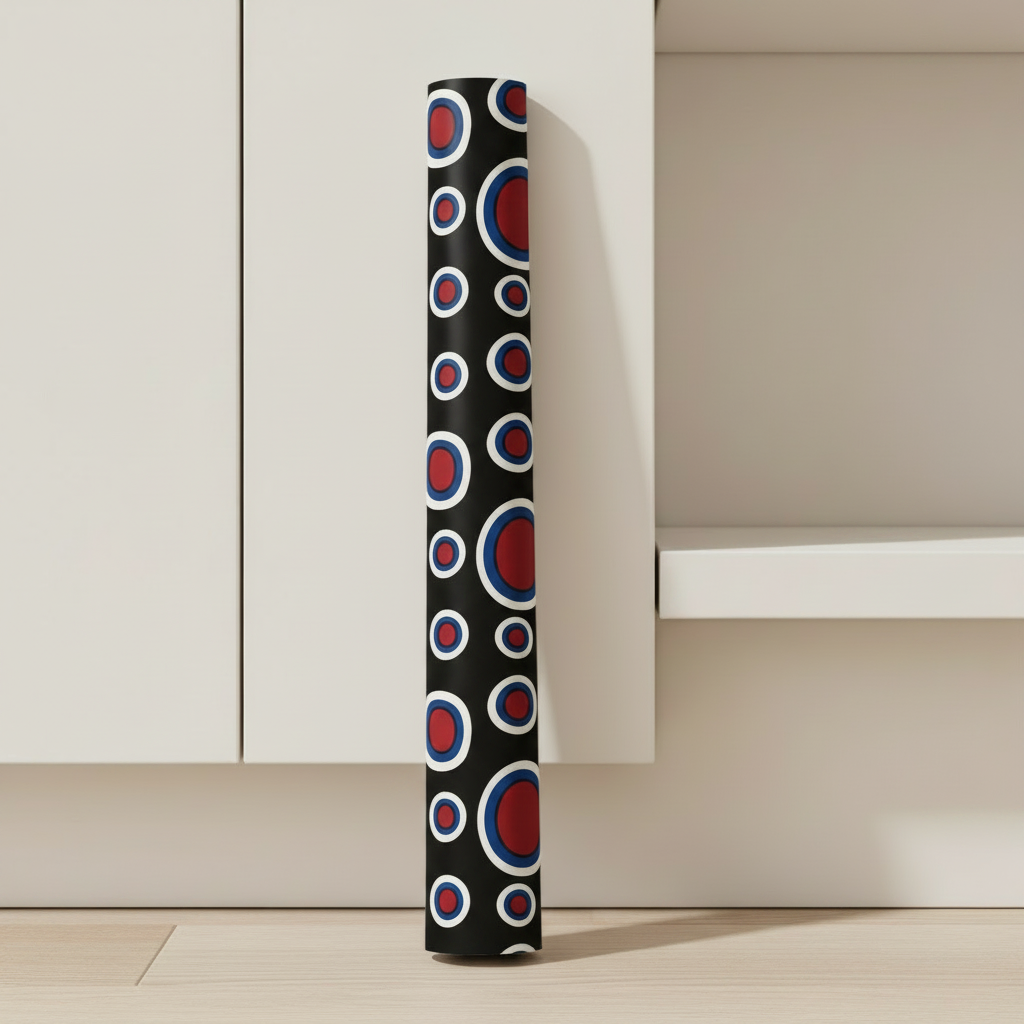 Dance of the Dougla wrapping paper, Midnight, on a roll