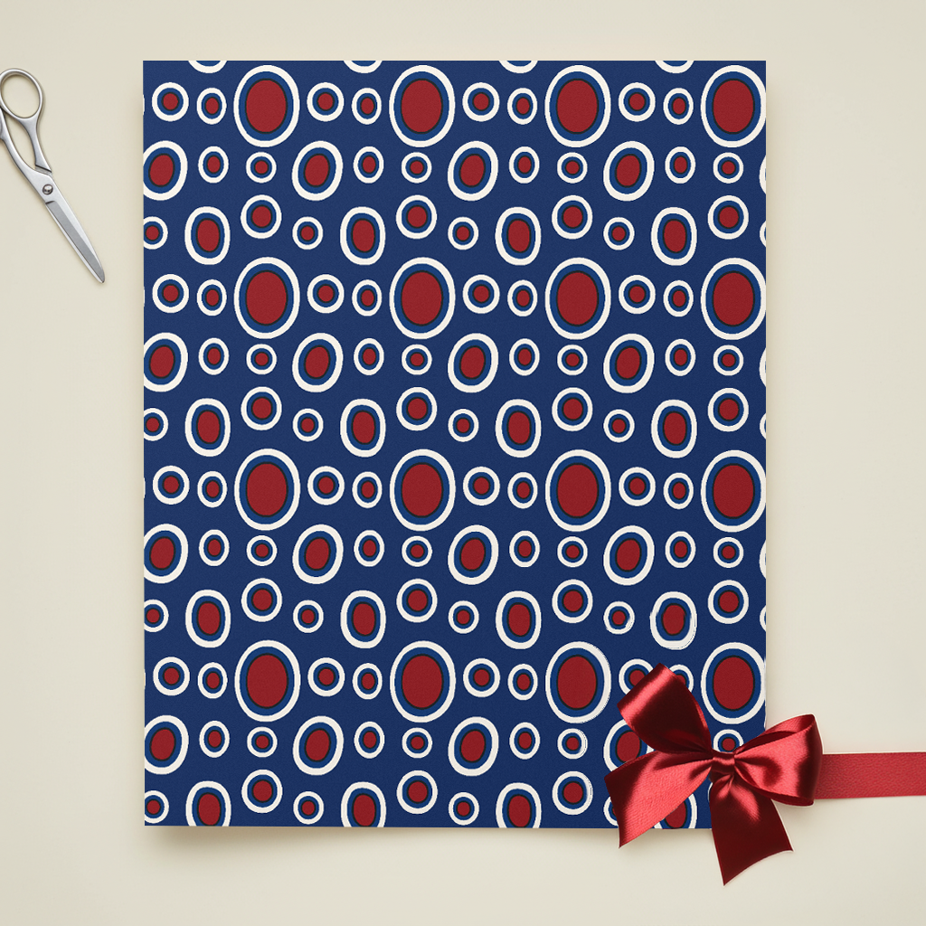 Dance of the Dougla gift wrap, lifestyle photo