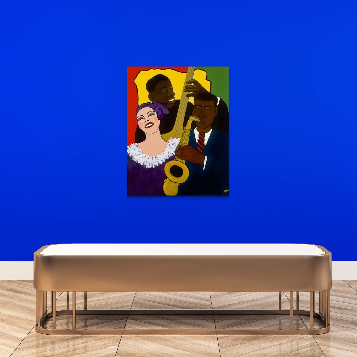 Feelin' The Rhythm - Stretched Canvas Print - Antionette's Artistry