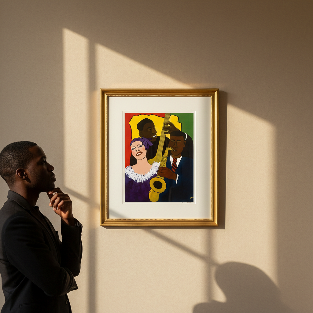 Black Jazz Musicians Art Print | African American Music Wall Decor