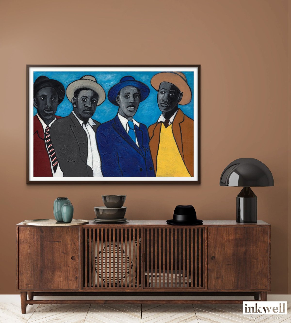 Four Guys - Framed Fine Art Print