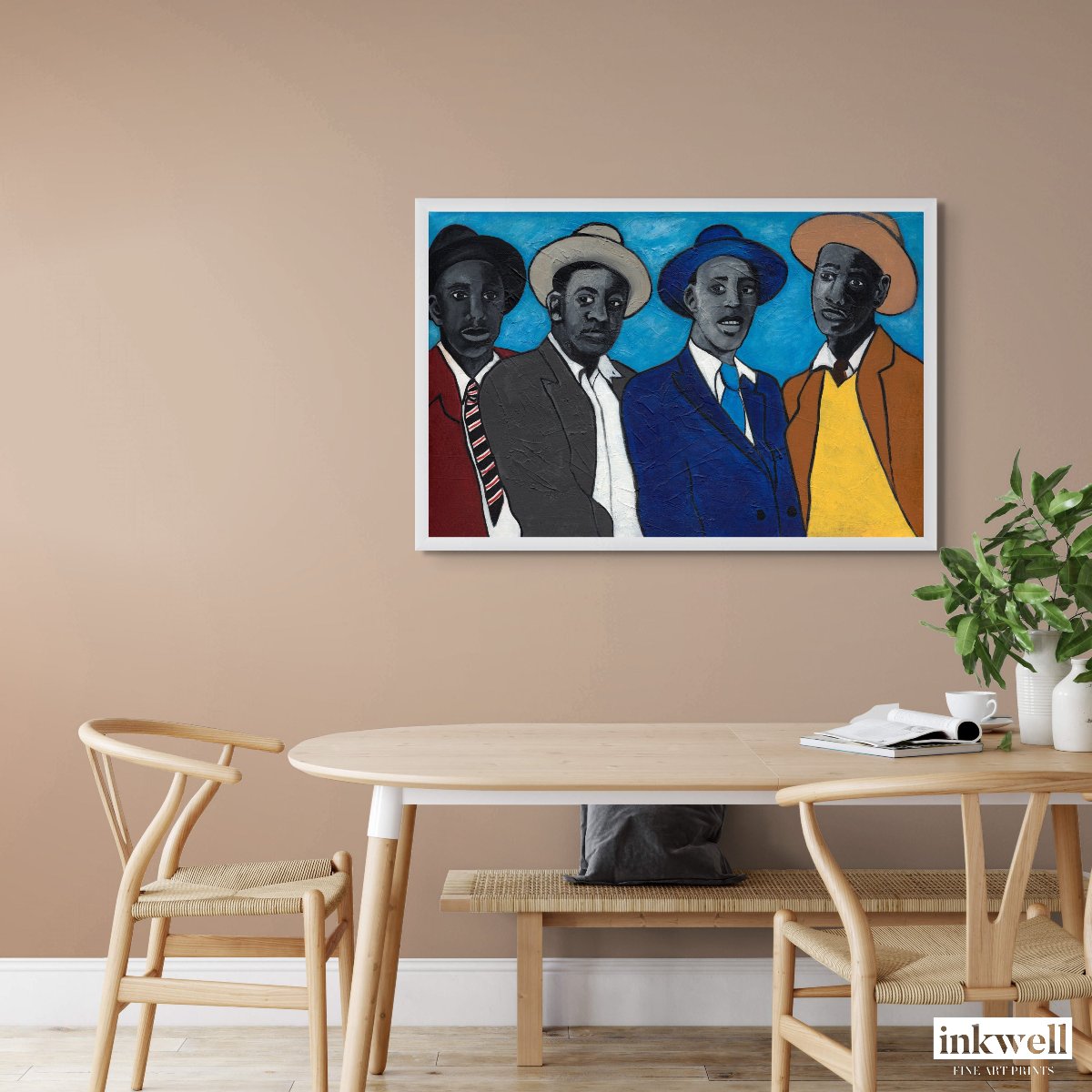 Four Guys - Framed Fine Art Print